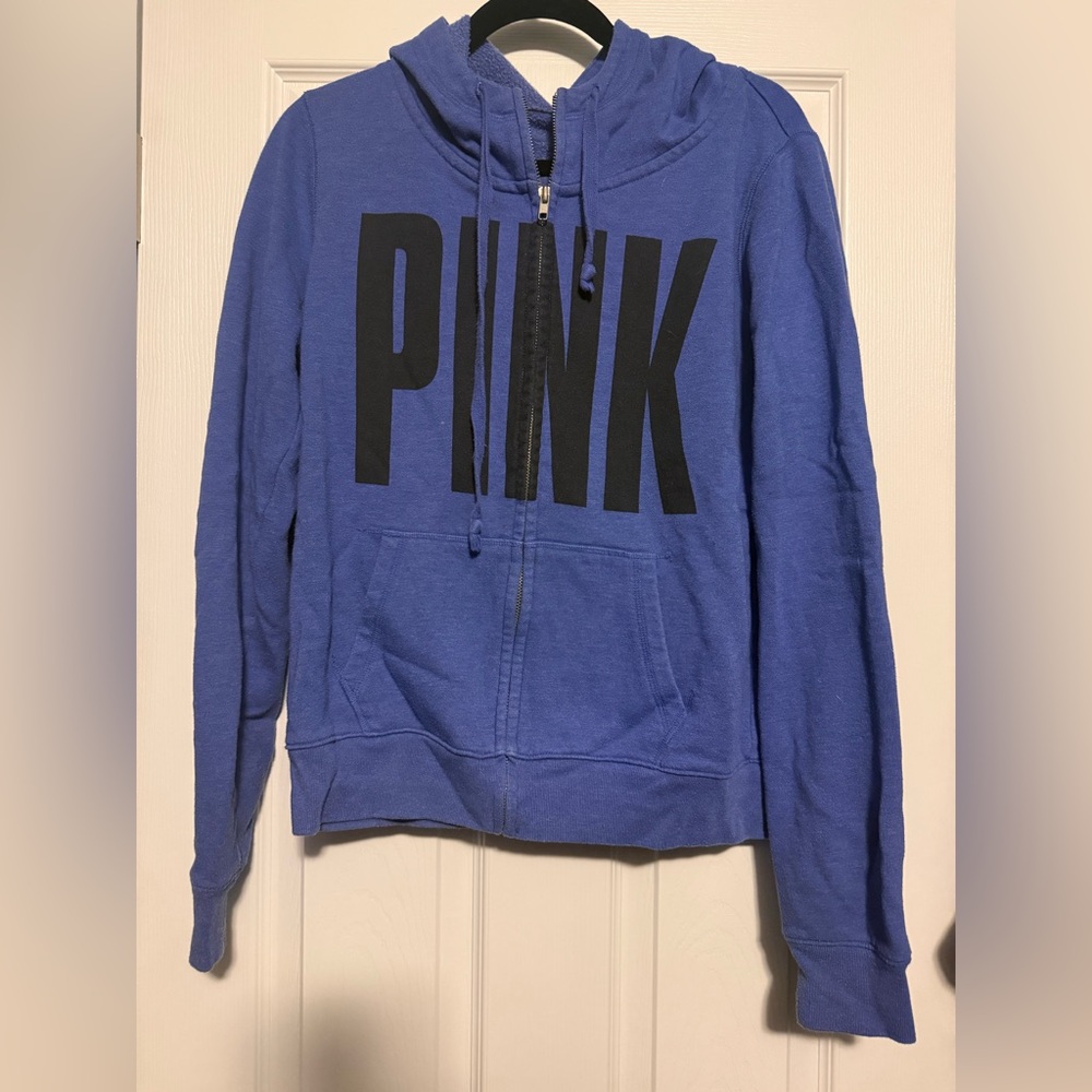 PINK Victoria's Secret Blue Zip-Up